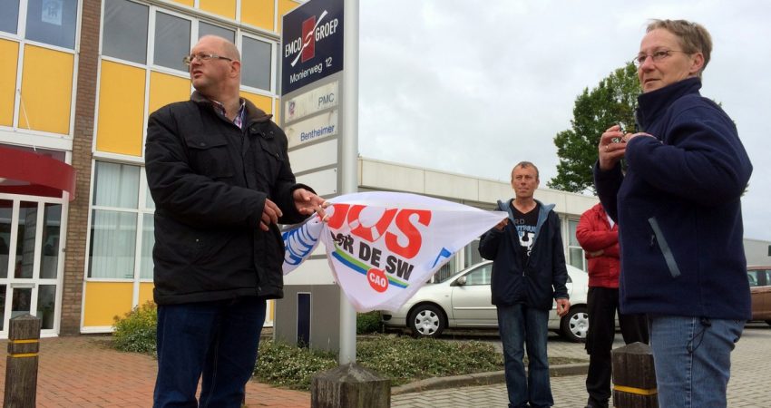 WSW-actie in Coevorden.
