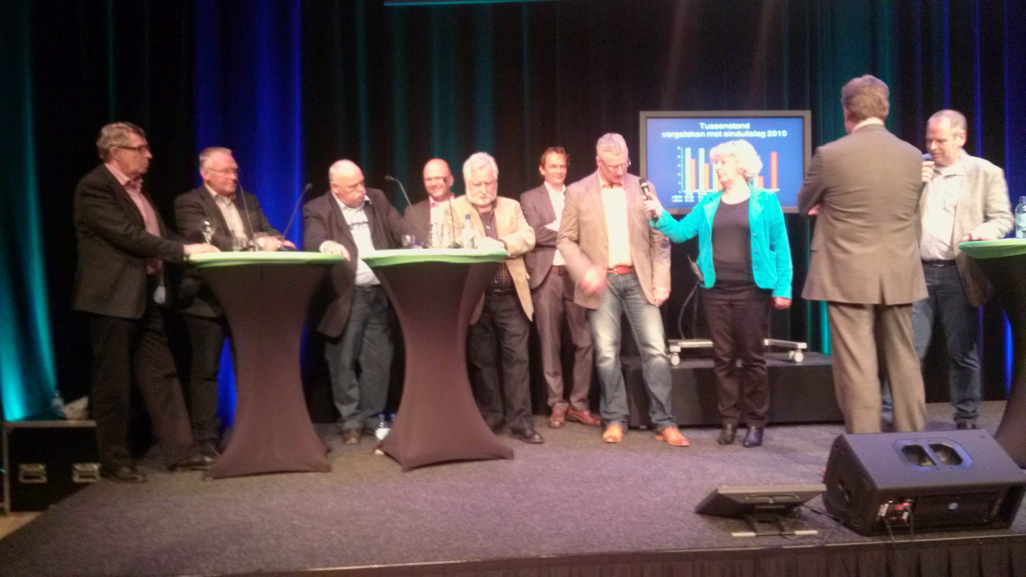 De zes lijsttrekkers in Coevorden.